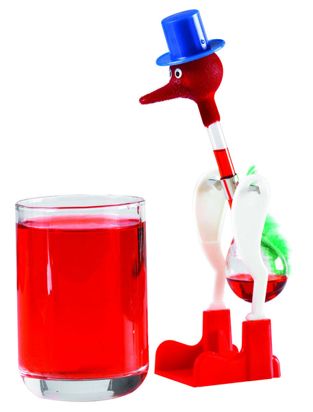 Drinking Bird (Can Keep Drinking for Days!) (Glass - NOT a Toy) Novelty - Science & Engineering Toy