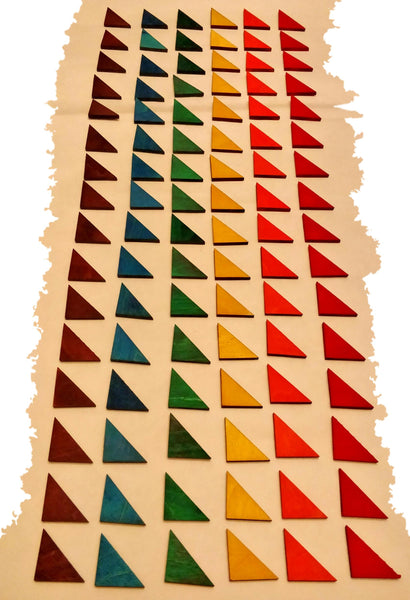 Mosaic Triangles (96-pack) (Made in USA)  - Science & Engineering Toy