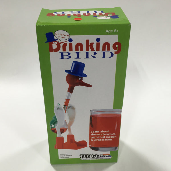 Drinking Bird (Can Keep Drinking for Days!) (Glass - NOT a Toy) Novelty - Science & Engineering Toy