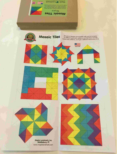 Mosaic Triangles (96-pack) (Made in USA)  - Science & Engineering Toy