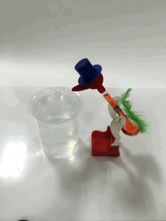 Drinking Bird (Can Keep Drinking for Days!) (Glass - NOT a Toy) Novelty - Science & Engineering Toy